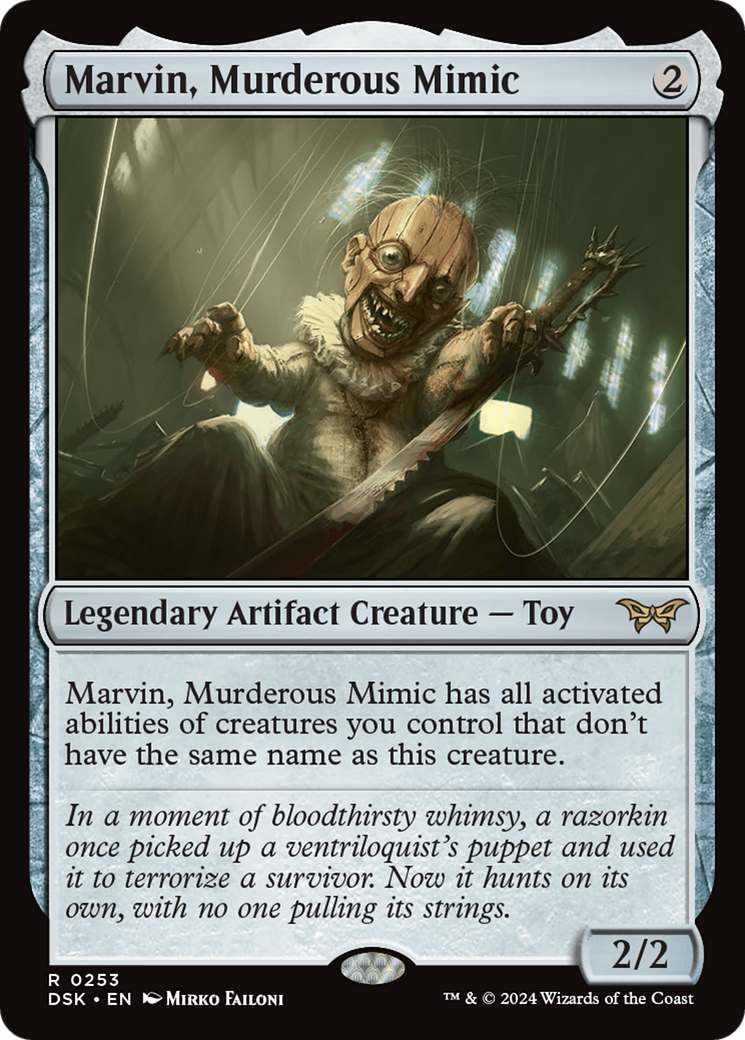 Marvin, Murderous Mimic [Duskmourn: House of Horror] - Magic: The Gathering - Card Brawlers | Quebec | Canada |