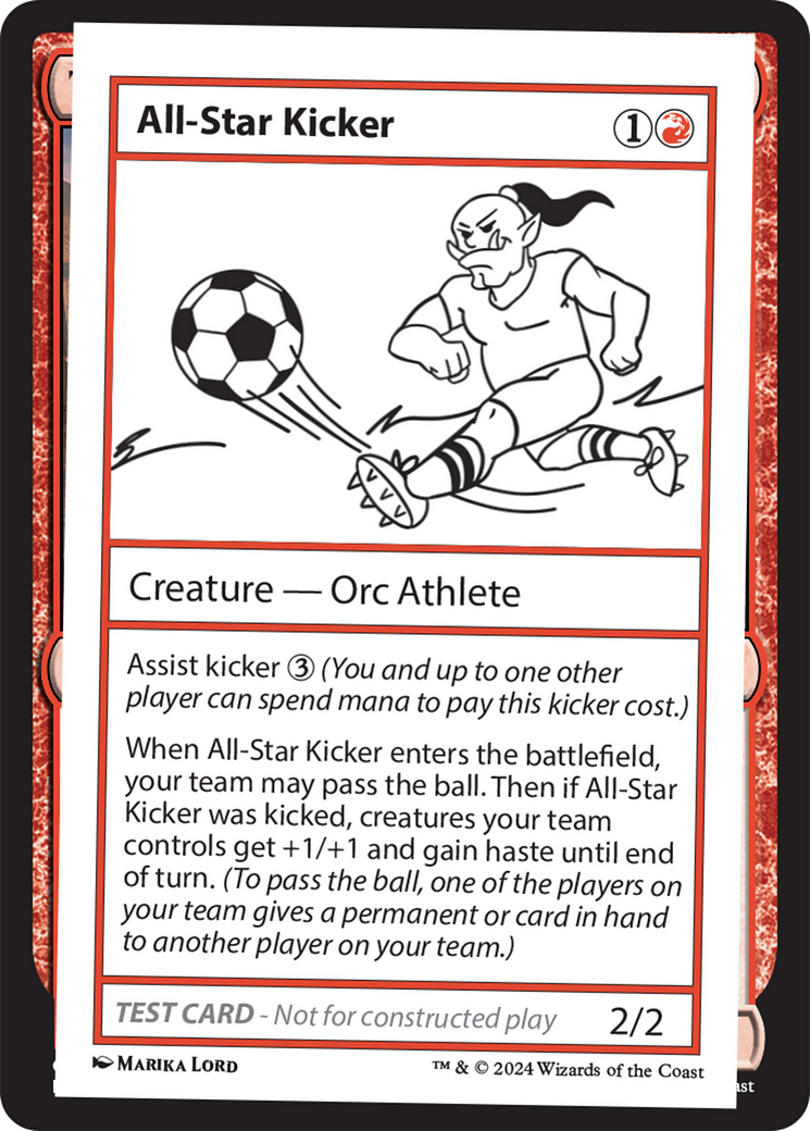 All-Star Kicker [Mystery Booster 2 Playtest Cards] - Magic: The Gathering - Card Brawlers | Quebec | Canada |