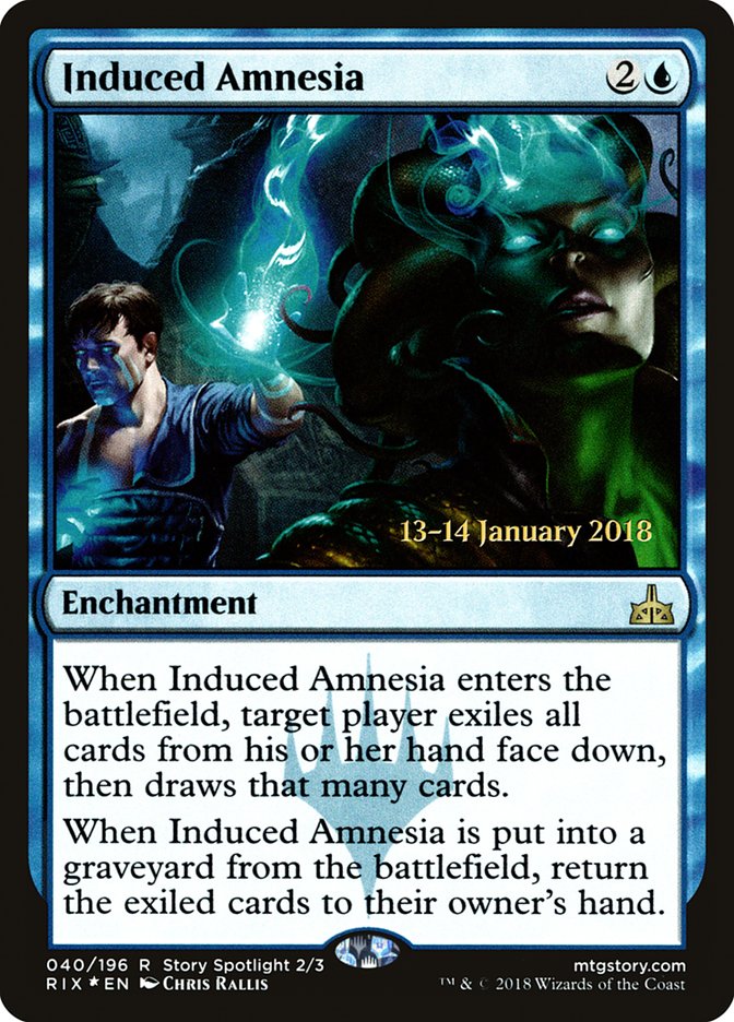 Induced Amnesia [Rivals of Ixalan Prerelease Promos] - Magic: The Gathering - Card Brawlers | Quebec | Canada |