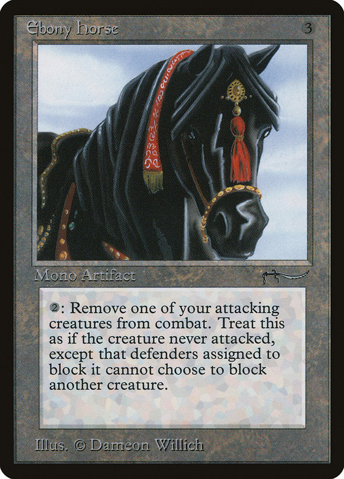Ebony Horse [Arabian Nights] - Magic: The Gathering - Card Brawlers | Quebec | Canada |