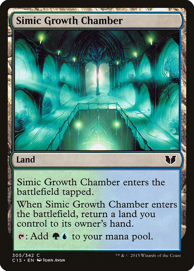 Simic Growth Chamber [Commander 2015] - Magic: The Gathering - Card Brawlers | Quebec | Canada |