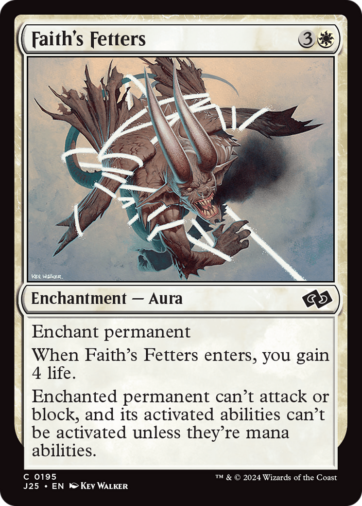 Faith's Fetters [Foundations Jumpstart] - Magic: The Gathering - Card Brawlers | Quebec | Canada |