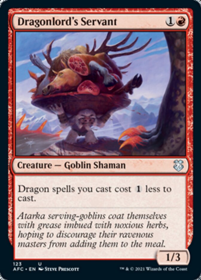 Dragonlord's Servant [Dungeons & Dragons: Adventures in the Forgotten Realms Commander] - Magic: The Gathering - Card Brawlers | Quebec | Canada |
