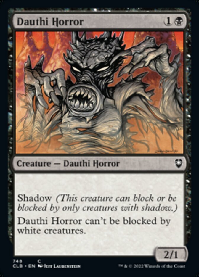 Dauthi Horror [Commander Legends: Battle for Baldur's Gate] - Magic: The Gathering - Card Brawlers | Quebec | Canada |