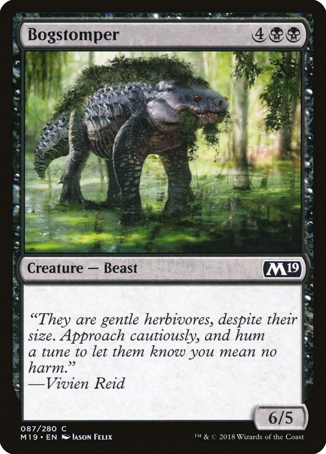 Bogstomper [Core Set 2019] - Magic: The Gathering - Card Brawlers | Quebec | Canada |