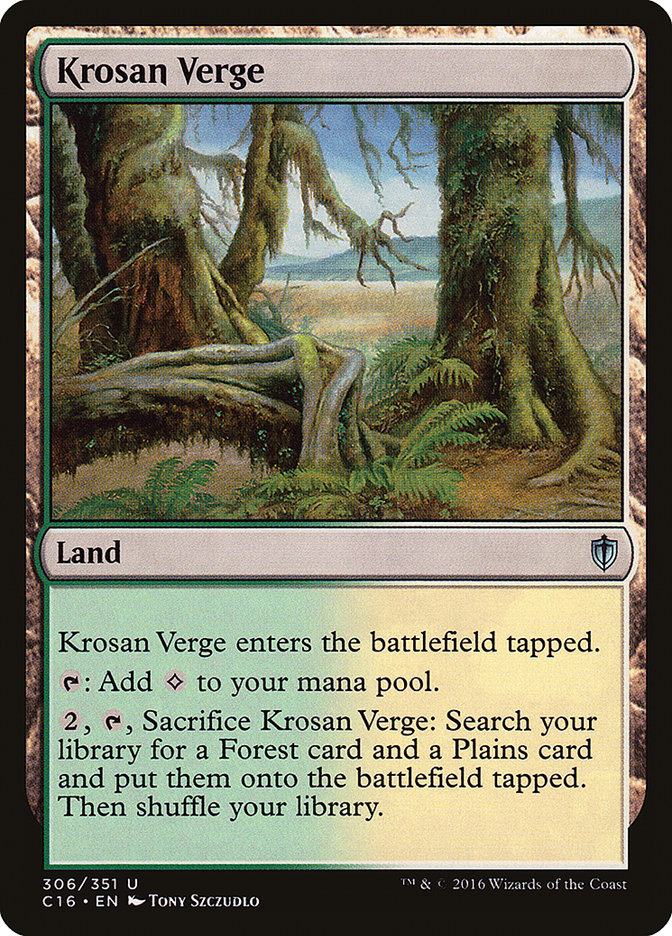 Krosan Verge [Commander 2016] - Magic: The Gathering - Card Brawlers | Quebec | Canada |