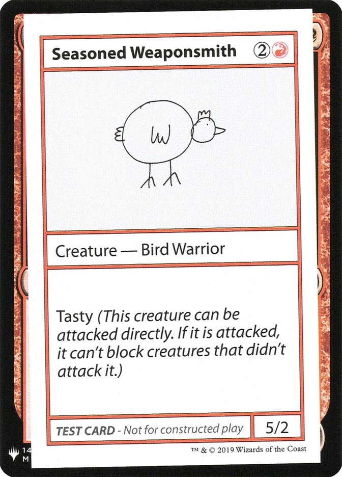 Seasoned Weaponsmith [Mystery Booster Playtest Cards] - Magic: The Gathering - Card Brawlers | Quebec | Canada |