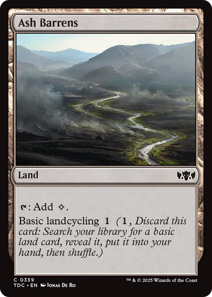 Ash Barrens [Tarkir: Dragonstorm Commander] - Magic: The Gathering - Card Brawlers | Quebec | Canada |