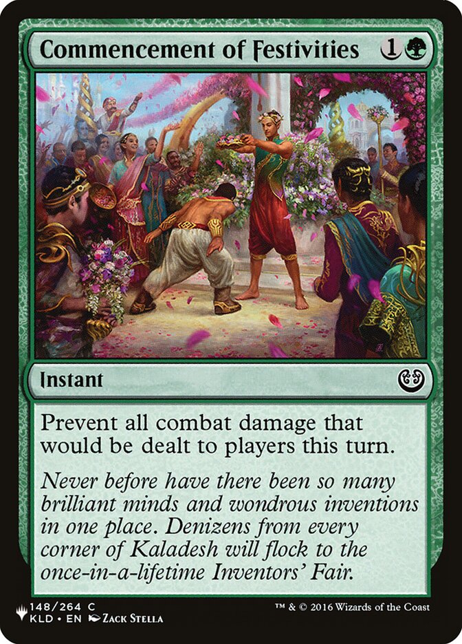 Commencement of Festivities [The List] - Magic: The Gathering - Card Brawlers | Quebec | Canada |