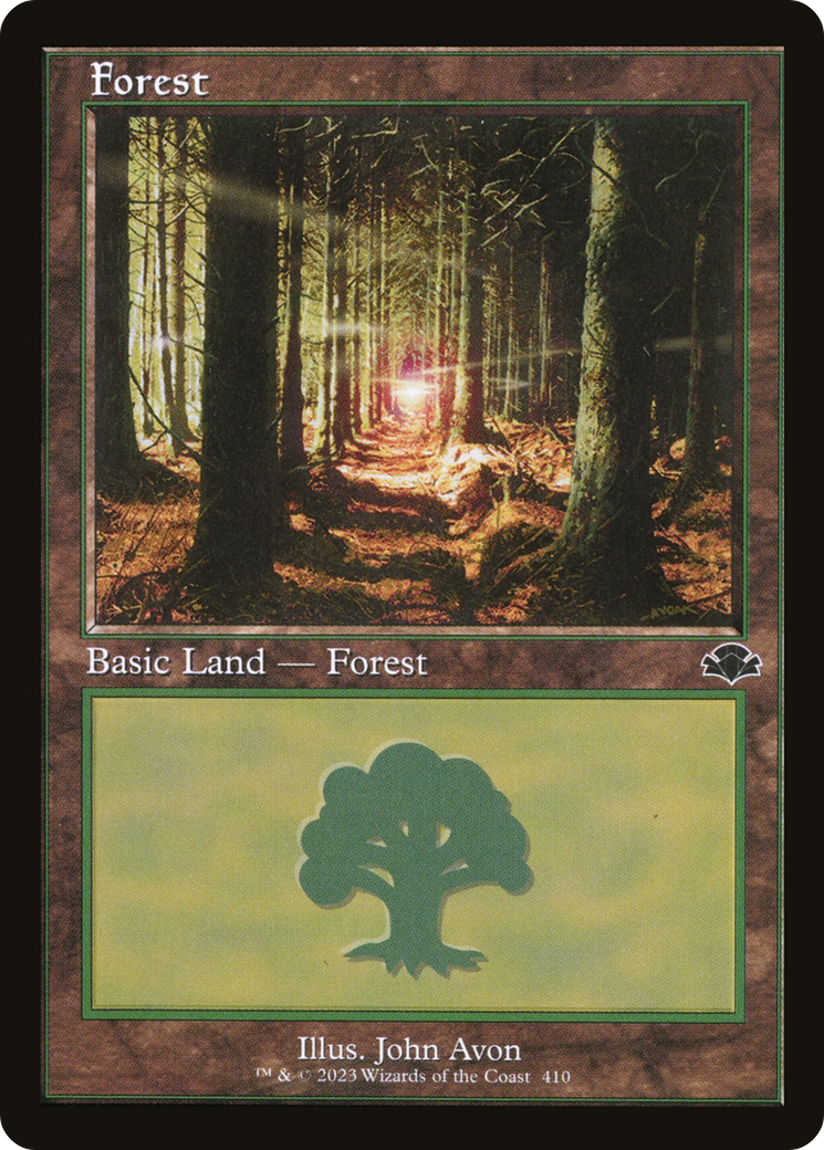 Forest (410) (Retro) [Dominaria Remastered] - Magic: The Gathering - Card Brawlers | Quebec | Canada |