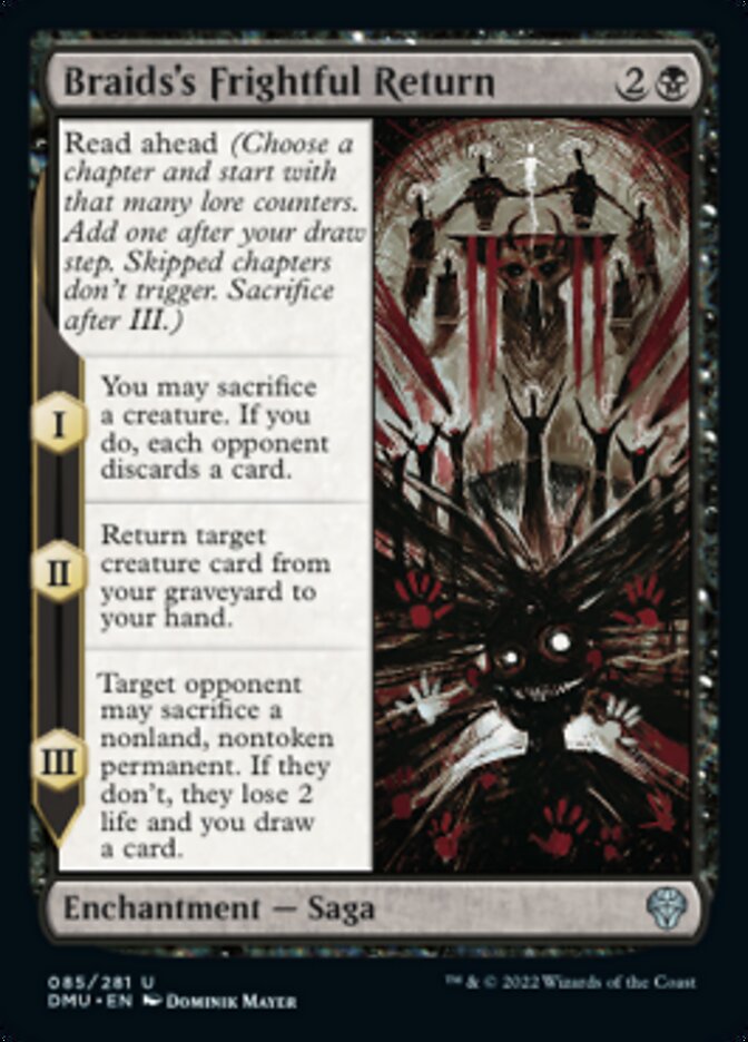 Braids's Frightful Return [Dominaria United] - Magic: The Gathering - Card Brawlers | Quebec | Canada |