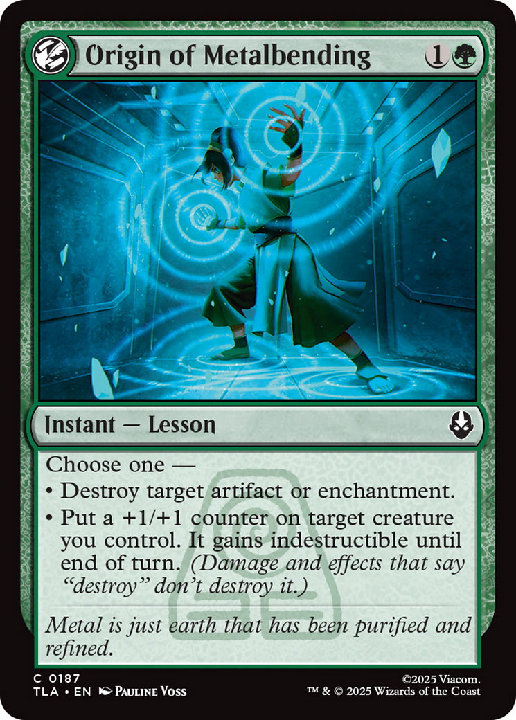 Origin of Metalbending [Avatar: The Last Airbender] - Magic: The Gathering - Card Brawlers | Quebec | Canada |
