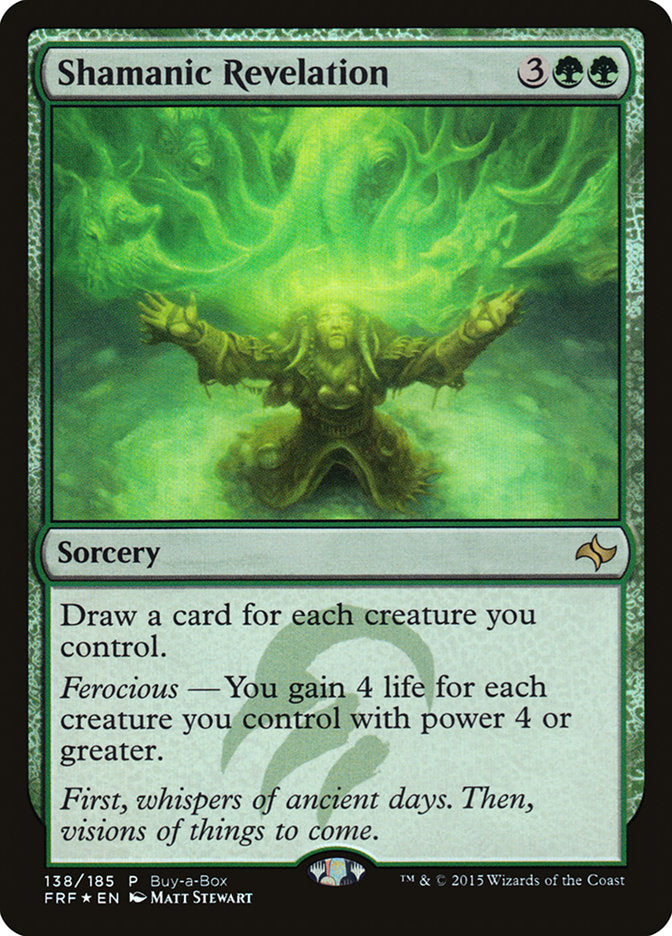 Shamanic Revelation (Buy-A-Box) [Fate Reforged Promos] - Magic: The Gathering - Card Brawlers | Quebec | Canada |