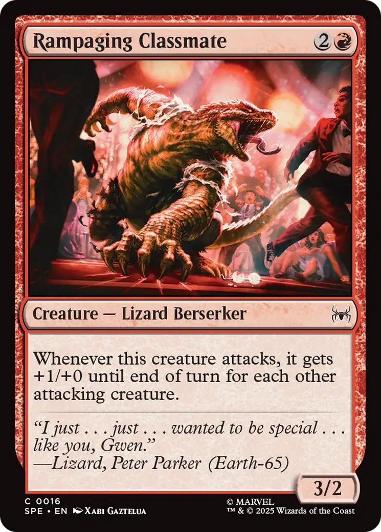 Rampaging Classmate [Marvel's Spider-Man: Eternal-Legal] - Magic: The Gathering - Card Brawlers | Quebec | Canada |