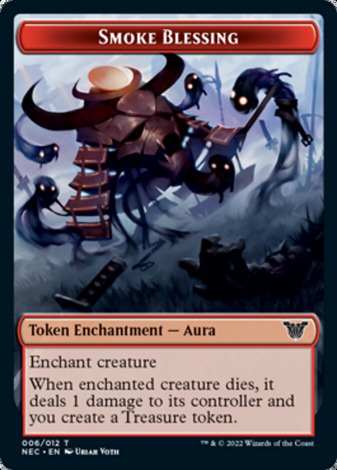 Smoke Blessing // Spirit (009) Double-Sided Token [Kamigawa: Neon Dynasty Commander Tokens] - Magic: The Gathering - Card Brawlers | Quebec | Canada |