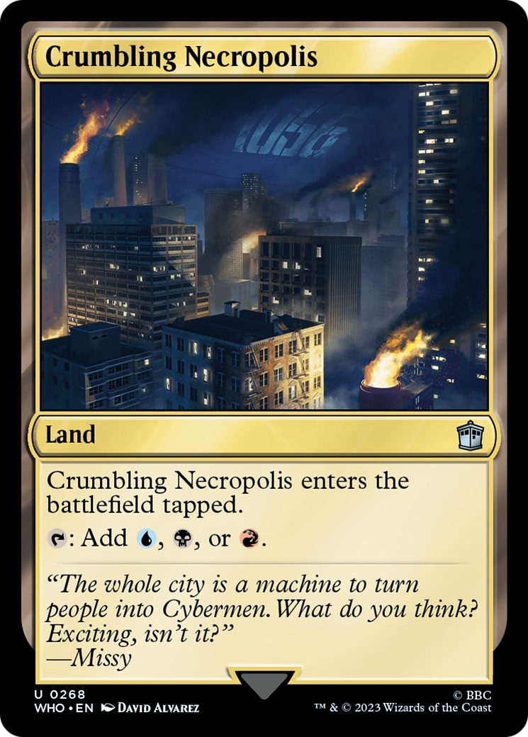 Crumbling Necropolis [Doctor Who] - Magic: The Gathering - Card Brawlers | Quebec | Canada |