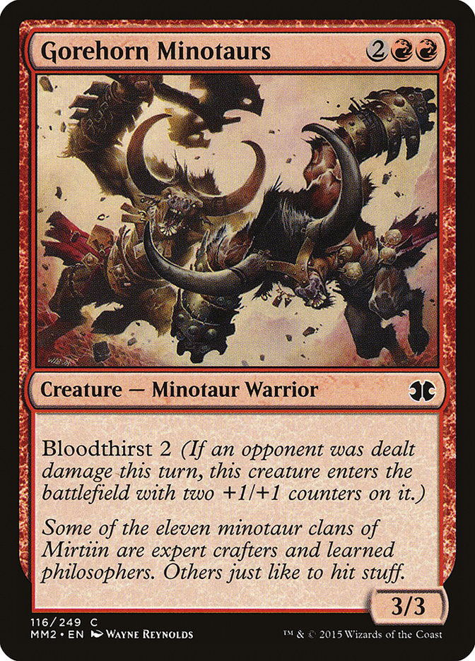 Gorehorn Minotaurs [Modern Masters 2015] - Magic: The Gathering - Card Brawlers | Quebec | Canada |