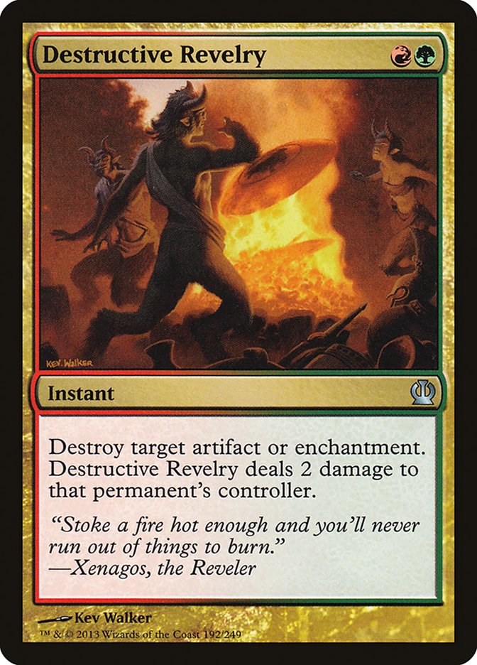 Destructive Revelry [Theros] - Magic: The Gathering - Card Brawlers | Quebec | Canada |