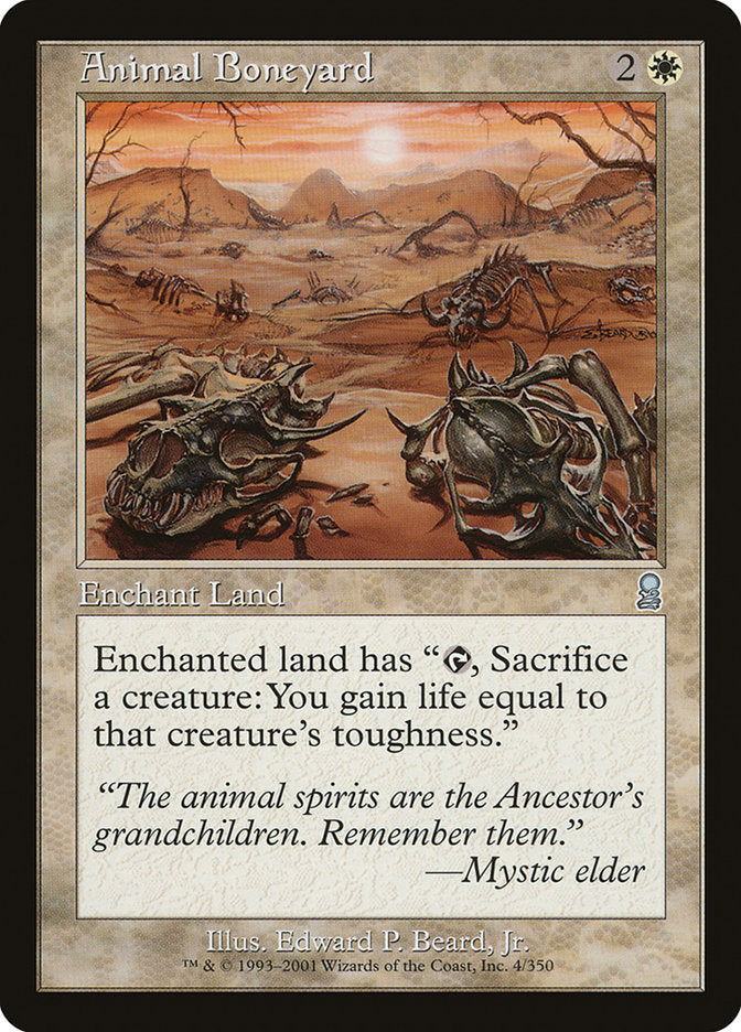 Animal Boneyard [Odyssey] - Magic: The Gathering - Card Brawlers | Quebec | Canada |