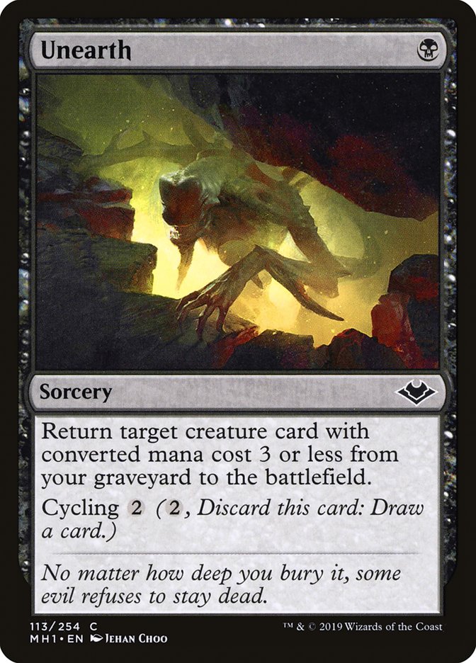 Unearth [Modern Horizons] - Magic: The Gathering - Card Brawlers | Quebec | Canada |