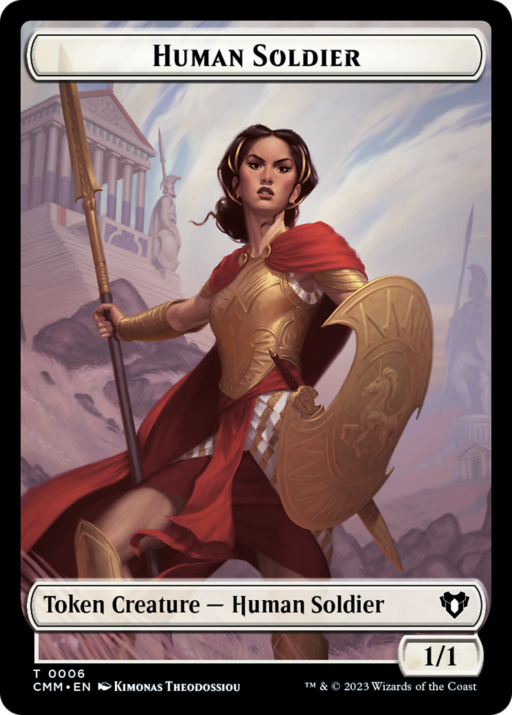 Human Soldier Token [Commander Masters Tokens] - Magic: The Gathering - Card Brawlers | Quebec | Canada |