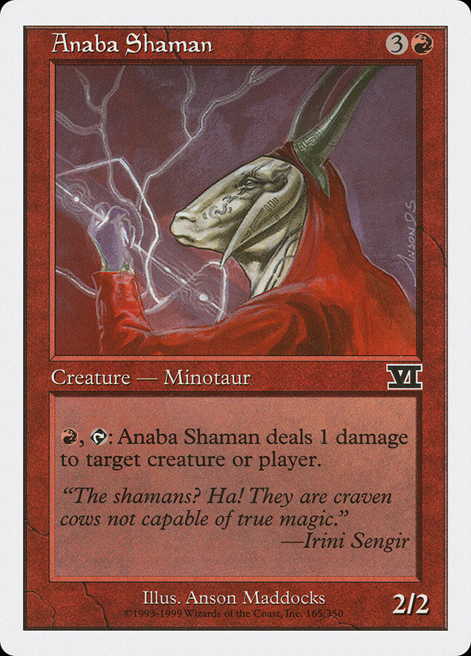Anaba Shaman [Classic Sixth Edition] - Magic: The Gathering - Card Brawlers | Quebec | Canada |