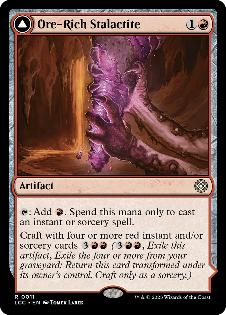 Ore-Rich Stalactite (Extended Art) [The Lost Caverns of Ixalan Commander] - Magic: The Gathering - Card Brawlers | Quebec | Canada |