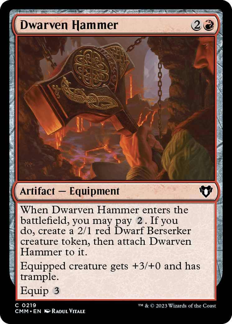 Dwarven Hammer [Commander Masters] - Magic: The Gathering - Card Brawlers | Quebec | Canada |