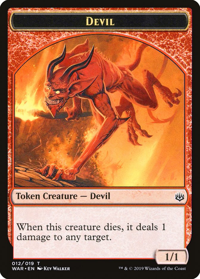 Devil Token [War of the Spark Tokens] - Magic: The Gathering - Card Brawlers | Quebec | Canada |