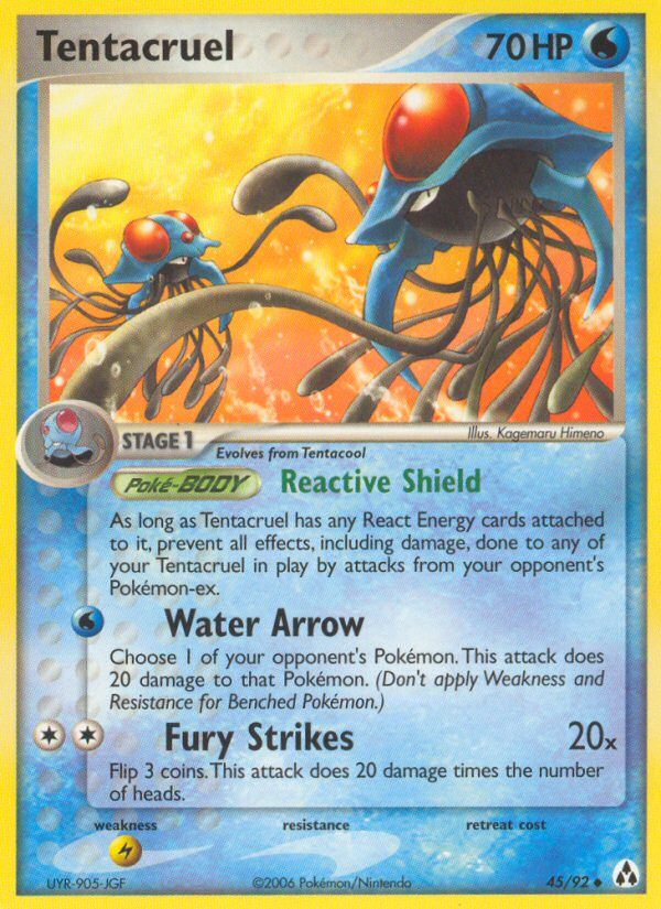 Tentacruel (45/92) [EX: Legend Maker] - Pokémon - Card Brawlers | Quebec | Canada |