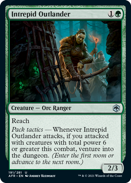 Intrepid Outlander [Dungeons & Dragons: Adventures in the Forgotten Realms] - Magic: The Gathering - Card Brawlers | Quebec | Canada |