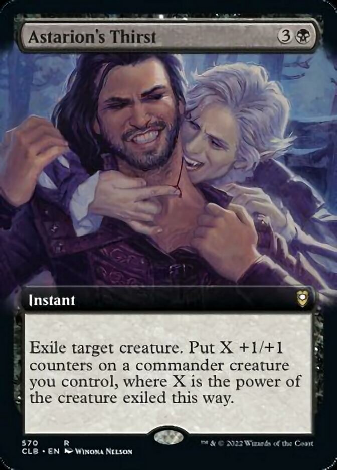 Astarion's Thirst (Extended Art) [Commander Legends: Battle for Baldur's Gate] - Magic: The Gathering - Card Brawlers | Quebec | Canada |