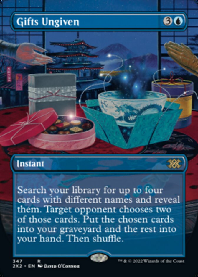 Gifts Ungiven (Borderless Alternate Art) [Double Masters 2022] - Magic: The Gathering - Card Brawlers | Quebec | Canada |