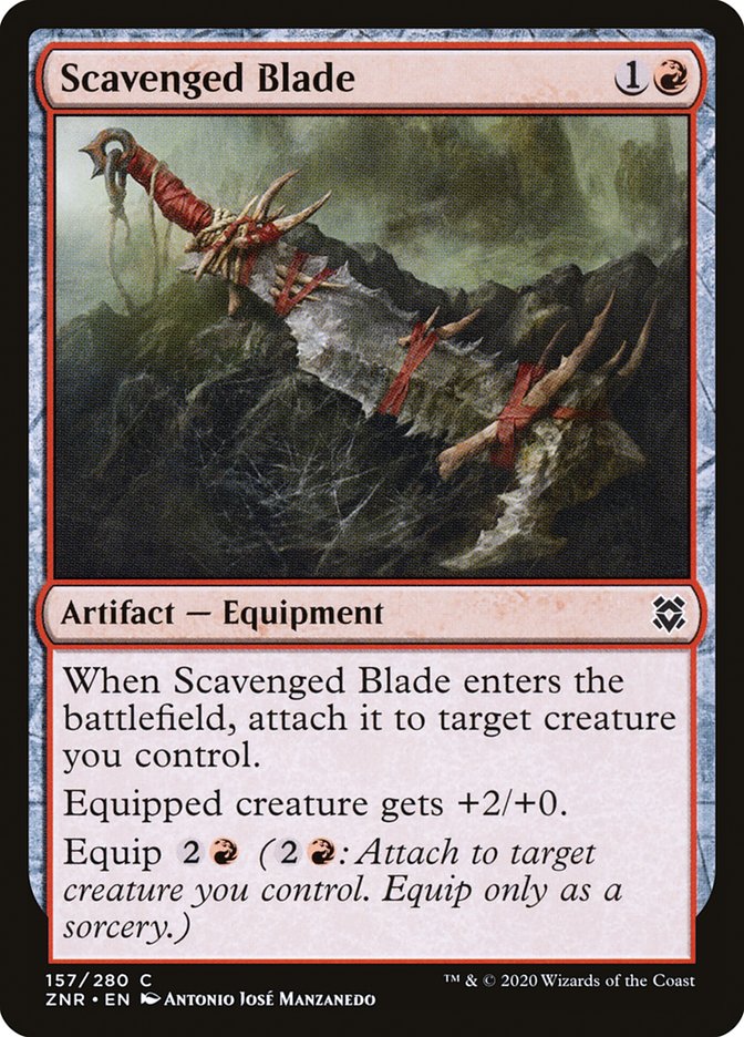 Scavenged Blade [Zendikar Rising] - Magic: The Gathering - Card Brawlers | Quebec | Canada |