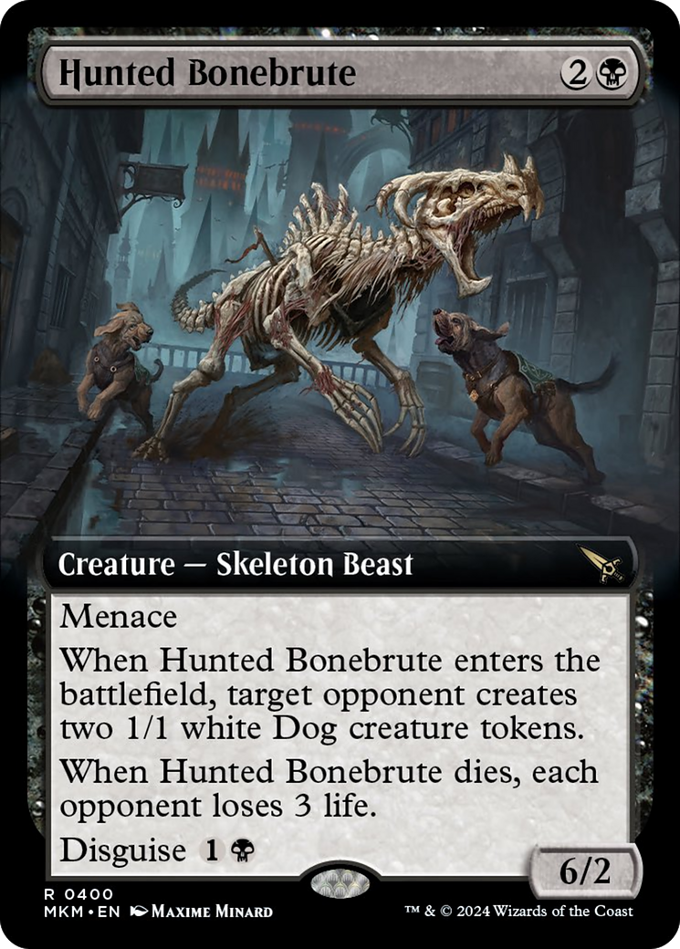 Hunted Bonebrute (Extended Art) [Murders at Karlov Manor] - Magic: The Gathering - Card Brawlers | Quebec | Canada |