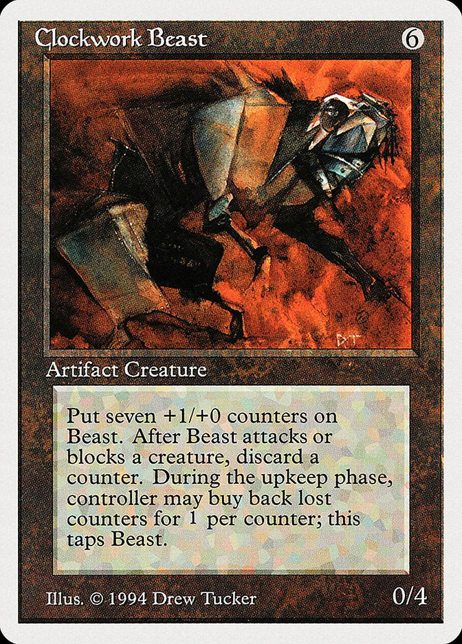 Clockwork Beast [Summer Magic / Edgar] - Magic: The Gathering - Card Brawlers | Quebec | Canada |