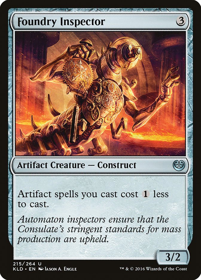 Foundry Inspector [Kaladesh] - Magic: The Gathering - Card Brawlers | Quebec | Canada |