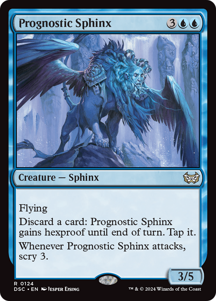 Prognostic Sphinx [Duskmourn: House of Horror Commander] - Magic: The Gathering - Card Brawlers | Quebec | Canada |