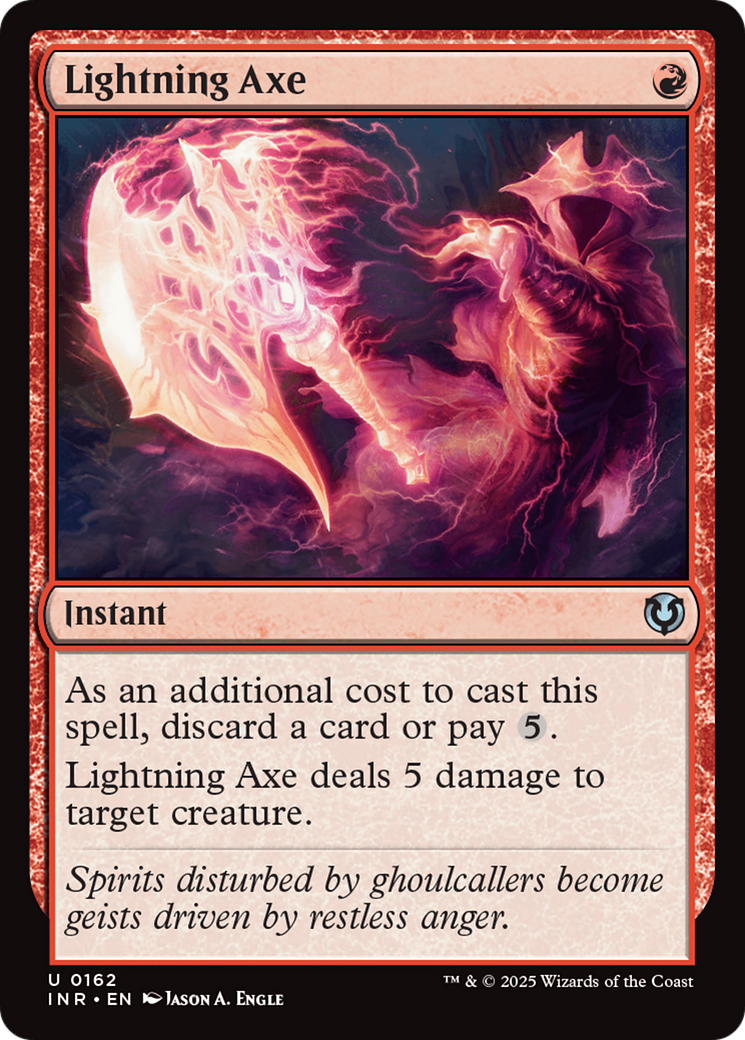 Lightning Axe [Innistrad Remastered] - Magic: The Gathering - Card Brawlers | Quebec | Canada |