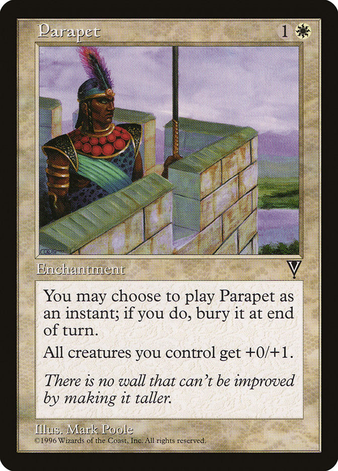 Parapet [Visions] - Magic: The Gathering - Card Brawlers | Quebec | Canada |