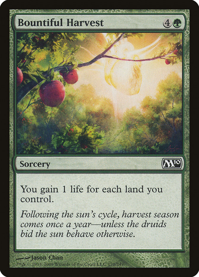 Bountiful Harvest [Magic 2010] - Magic: The Gathering - Card Brawlers | Quebec | Canada |