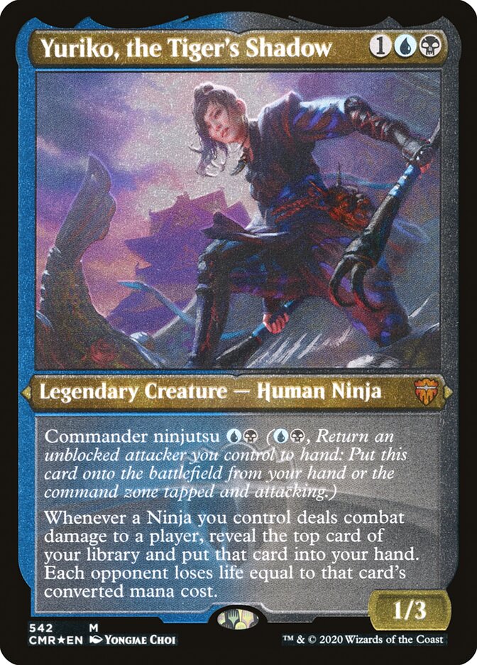 Yuriko, the Tiger's Shadow (Etched) [Commander Legends] - Magic: The Gathering - Card Brawlers | Quebec | Canada |