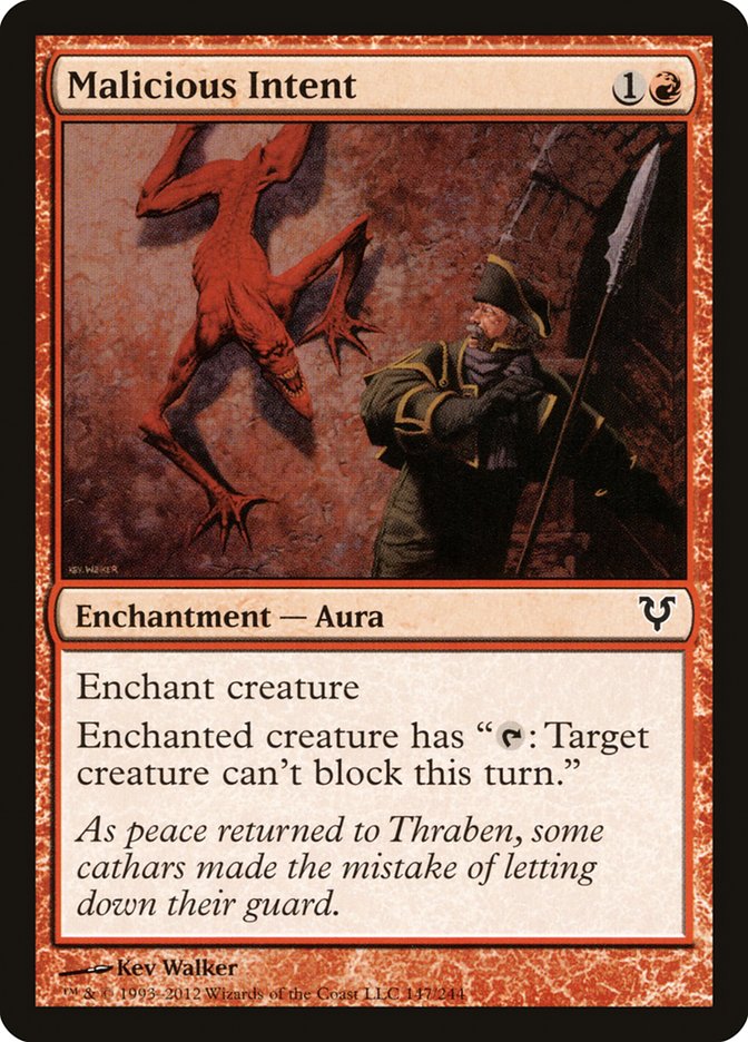 Malicious Intent [Avacyn Restored] - Magic: The Gathering - Card Brawlers | Quebec | Canada |