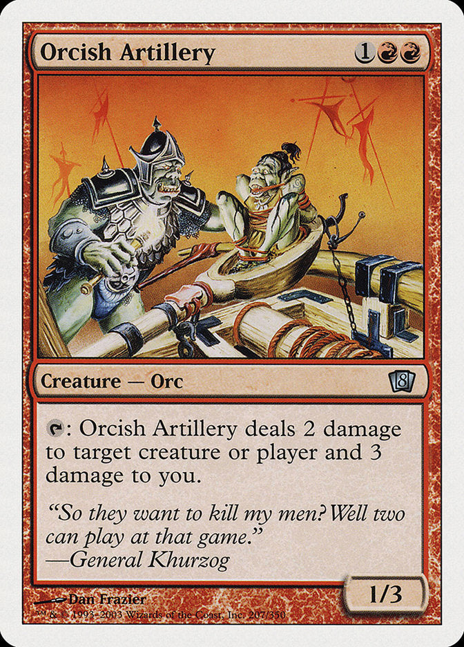 Orcish Artillery [Eighth Edition] - Magic: The Gathering - Card Brawlers | Quebec | Canada |