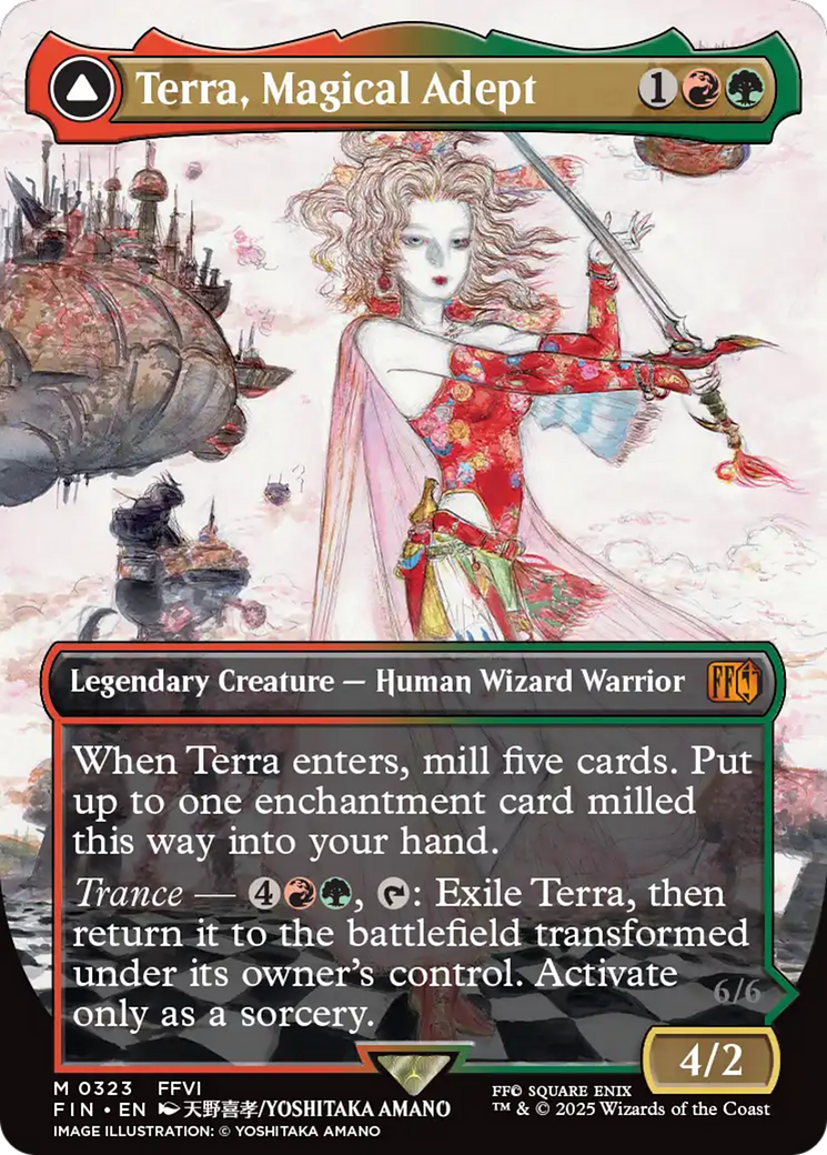 Terra, Magical Adept // Esper Terra (Borderless) [FINAL FANTASY] - Magic: The Gathering - Card Brawlers | Quebec | Canada |