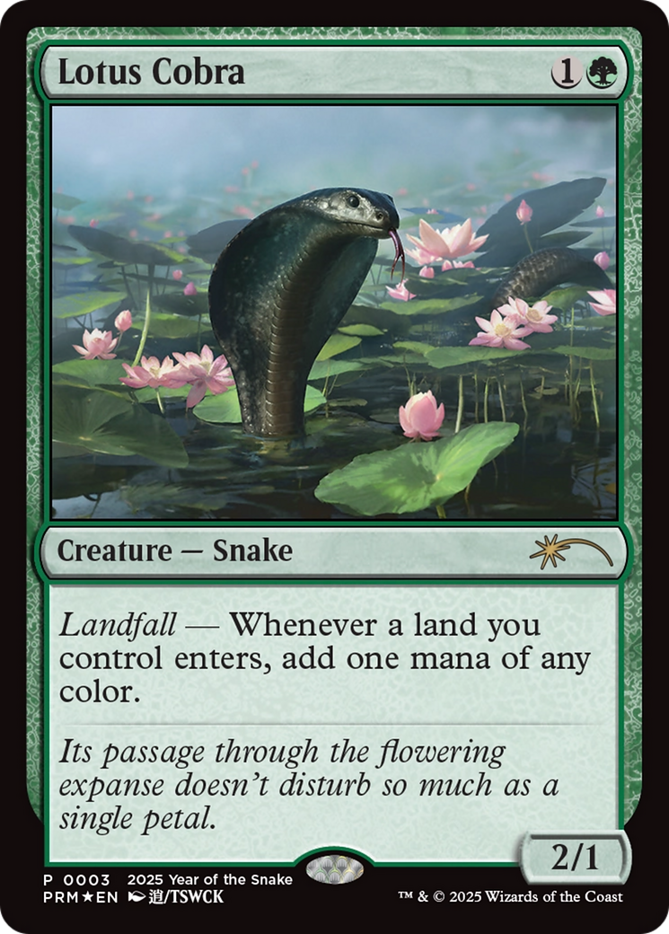 Lotus Cobra (Year of the Snake 2025) [Standard Showdown Promos] - Magic: The Gathering - Card Brawlers | Quebec | Canada |