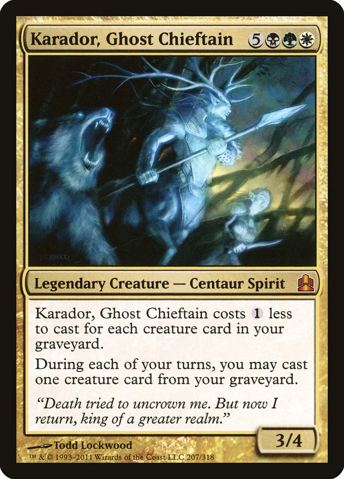 Karador, Ghost Chieftain [Commander 2011] - Magic: The Gathering - Card Brawlers | Quebec | Canada |