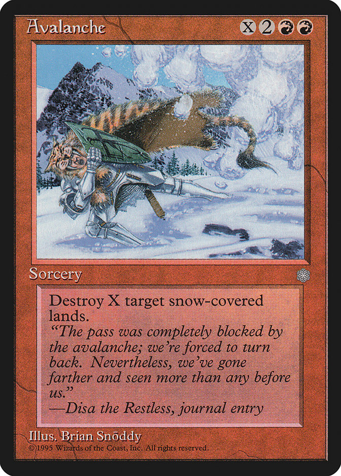 Avalanche [Ice Age] - Magic: The Gathering - Card Brawlers | Quebec | Canada |