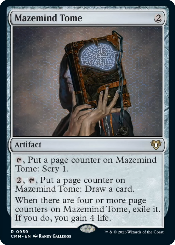 Mazemind Tome [Commander Masters] - Magic: The Gathering - Card Brawlers | Quebec | Canada |