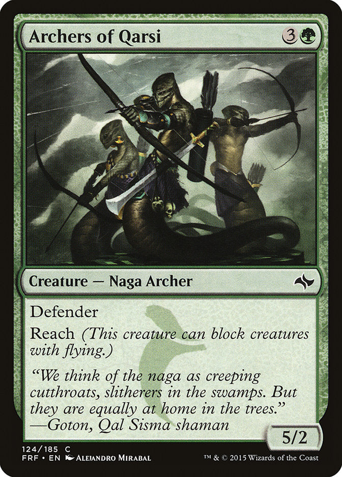 Archers of Qarsi [Fate Reforged] - Magic: The Gathering - Card Brawlers | Quebec | Canada |